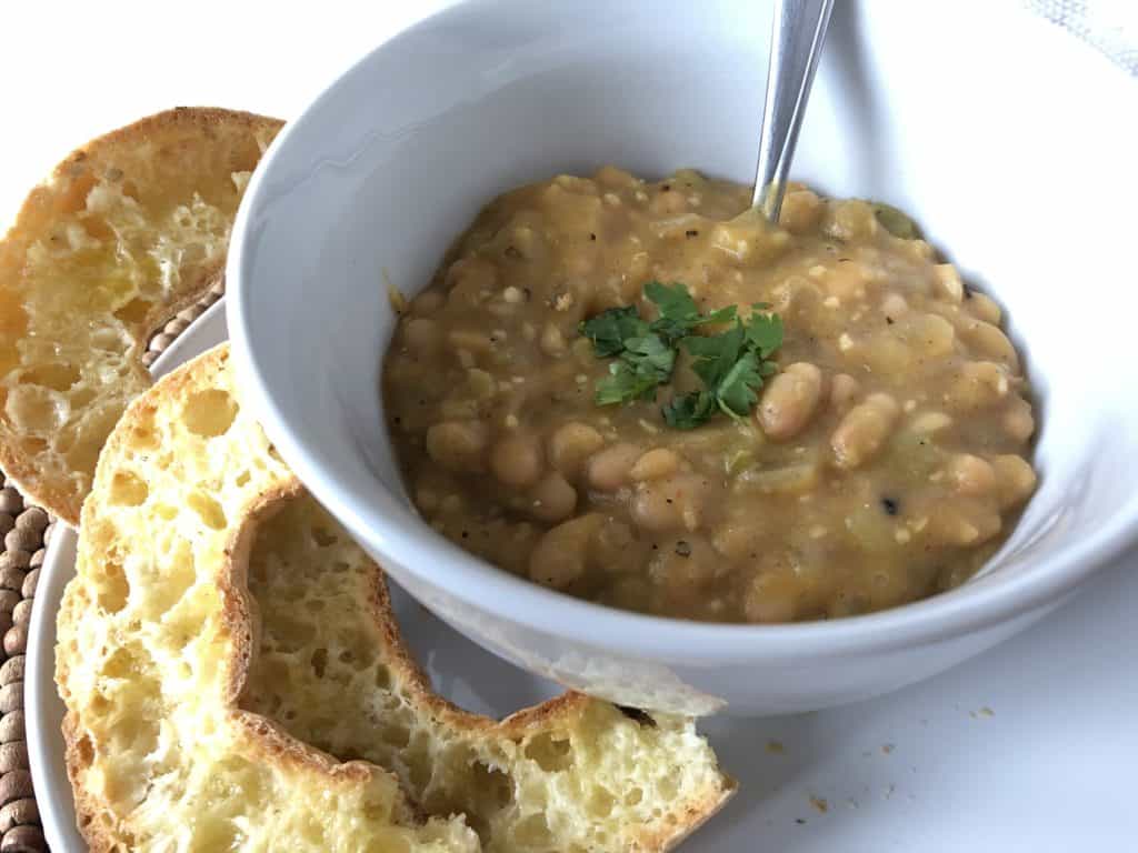 Vegetarian Ninja Foodi Bean Soup Recipe